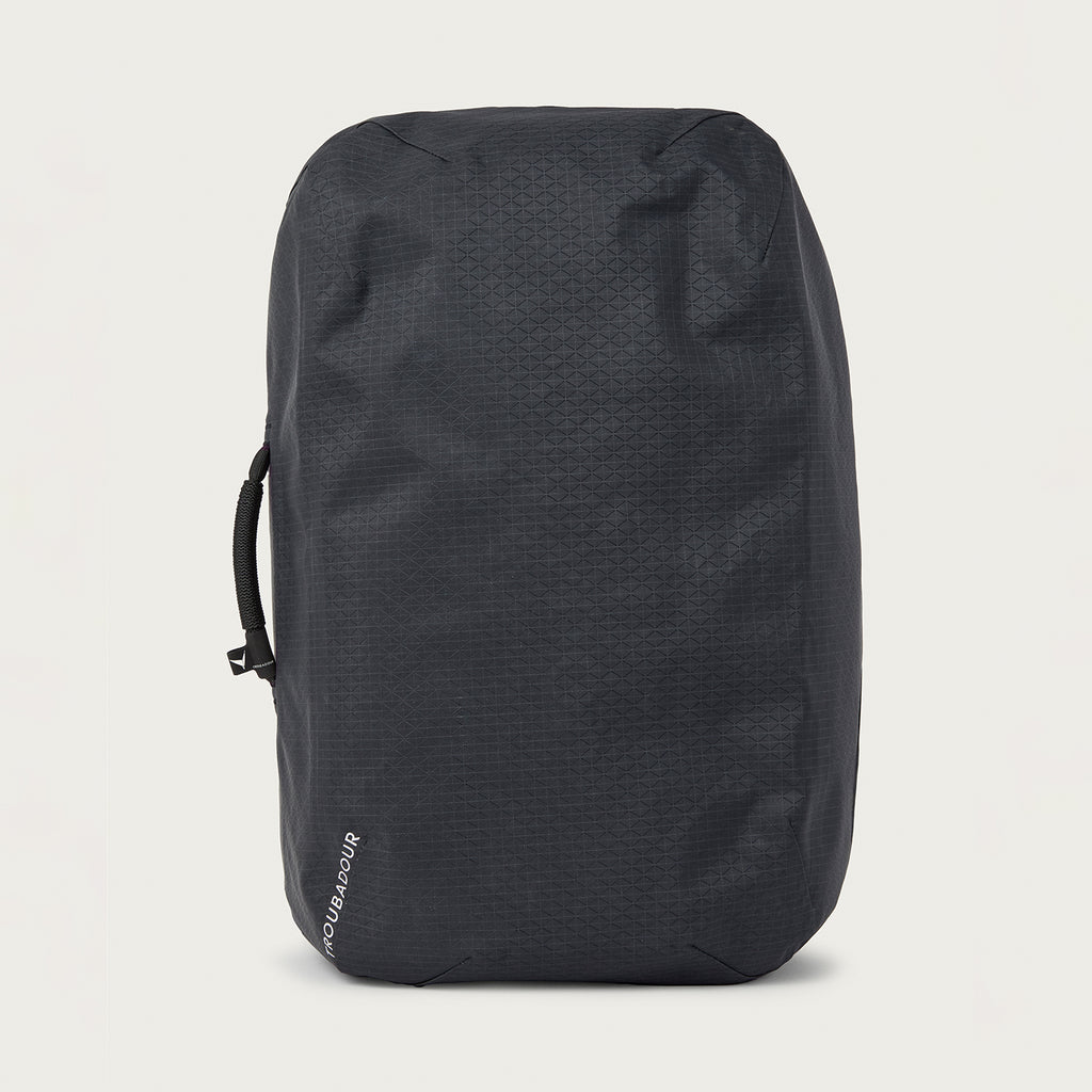 Troubadour Elemental Duffle in black, front view